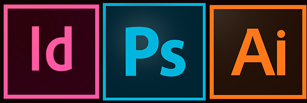 iconos illustrator, indesign, photoshop